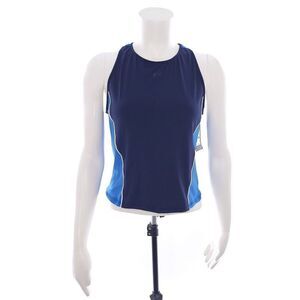 Under Armour Heatgear Armour Fitted Womens Blue Tank Top Size Large